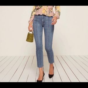 NWOT Reformation Seamed Jeans Size 29